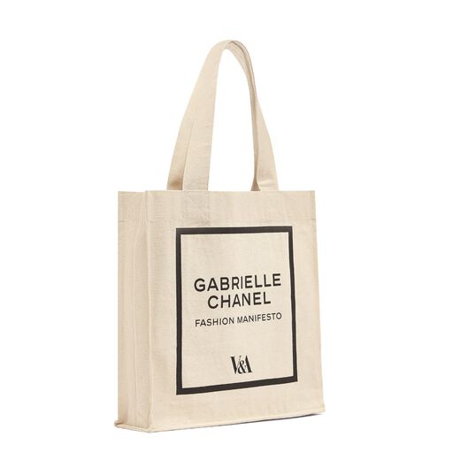 V&A Gabrielle Chanel. Fashion Manifesto natural tote bag